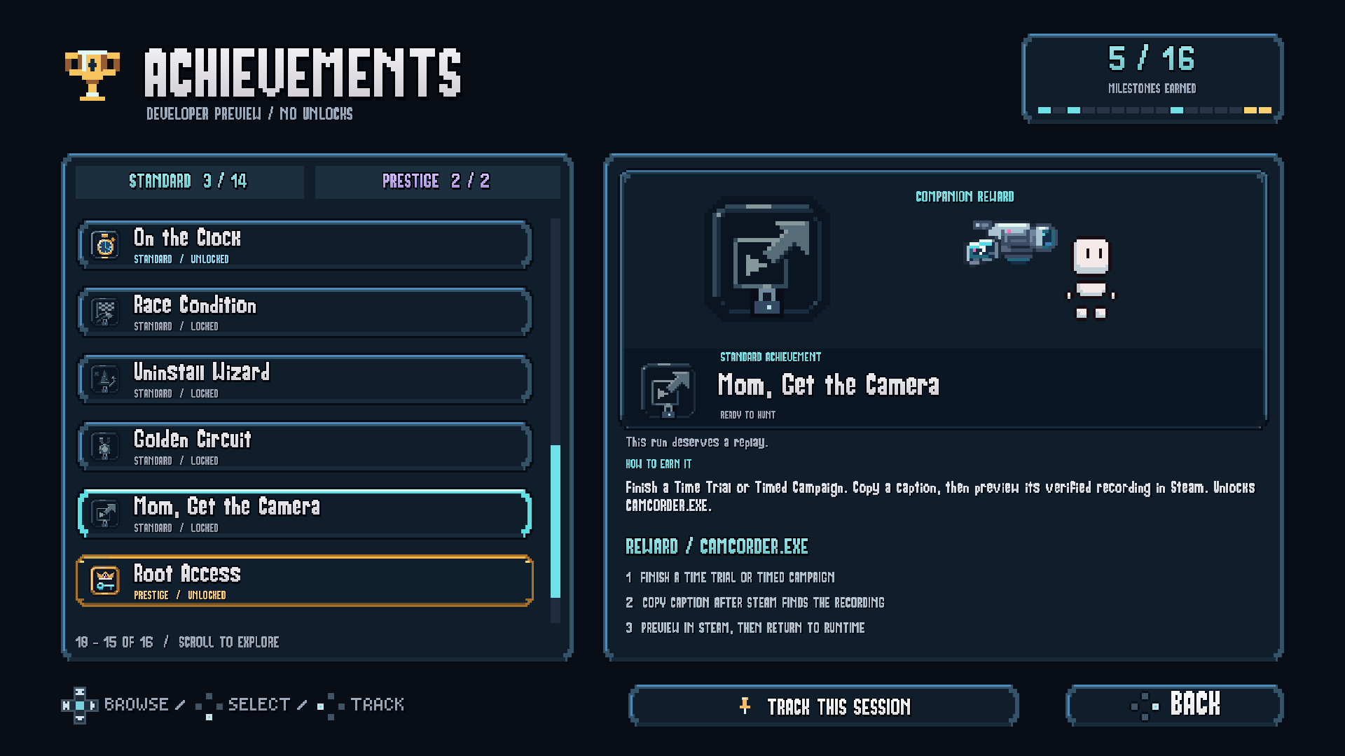 Actual RUNTIME Achievements menu with native challenge badges.